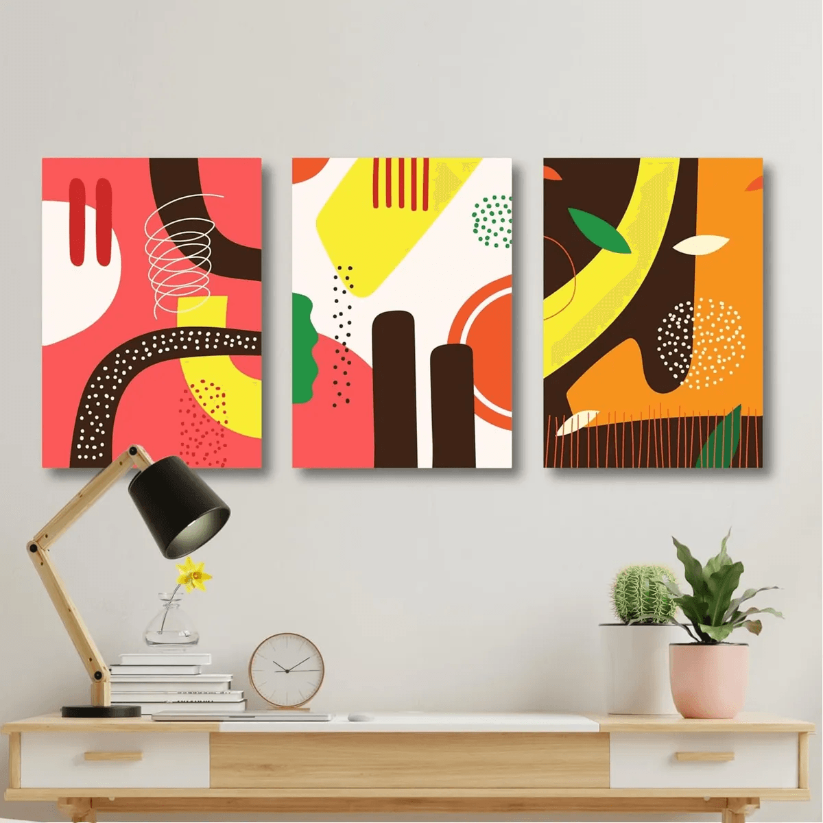 Abstract Art MDF Wall Panel - 1